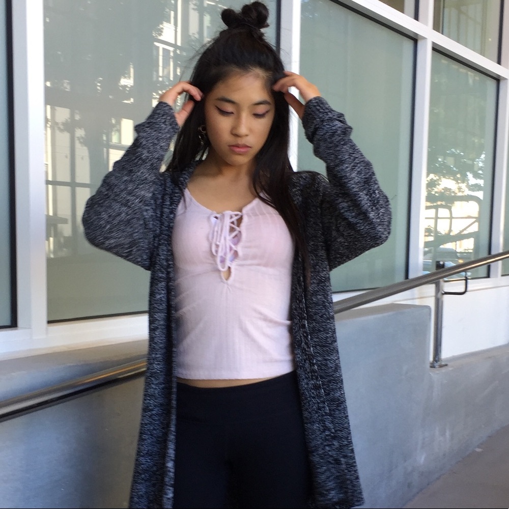 Me To We Crisscross Pink Tanktop